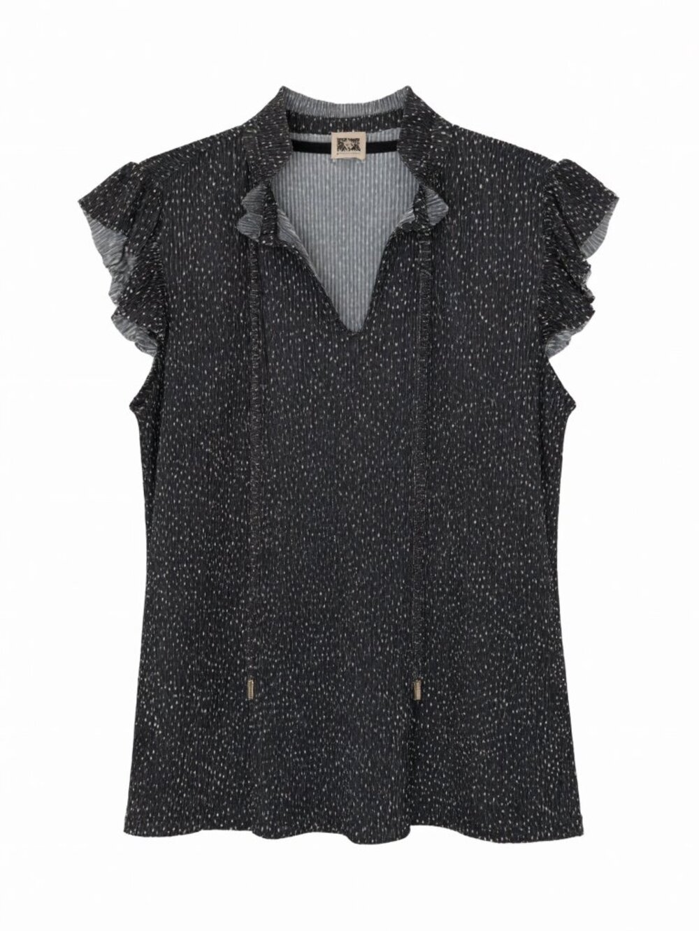 Anne Klein Women's Polka Dot Blouse Women S Black
